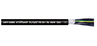 CABLE DE MANDO PVC NEGRO 7 G 2.5 PARA CADENAS DE ARRASTRE MCA. OLFLEX 