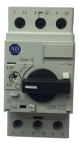[140MT-C3E-B63] ARRANCADOR MANUAL Y PROTECTOR 4-6.3AMP MCA ALLEN BRADLEY 