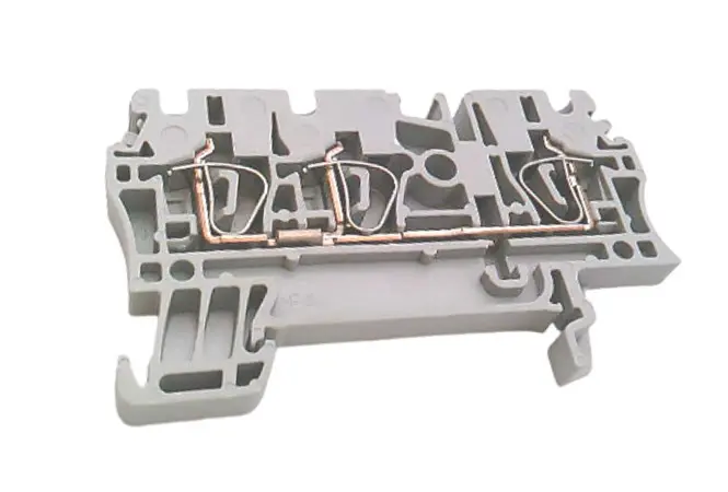 BLOQUE DE TERMINALES DE ABRAZADERA DE RESORTE ALIMENTACION DIRECTA 3 PUNTOS DE CONEXION 2 EN UN LADO 5.1X64.5X31.3 MCA ALLEN BRADLEY