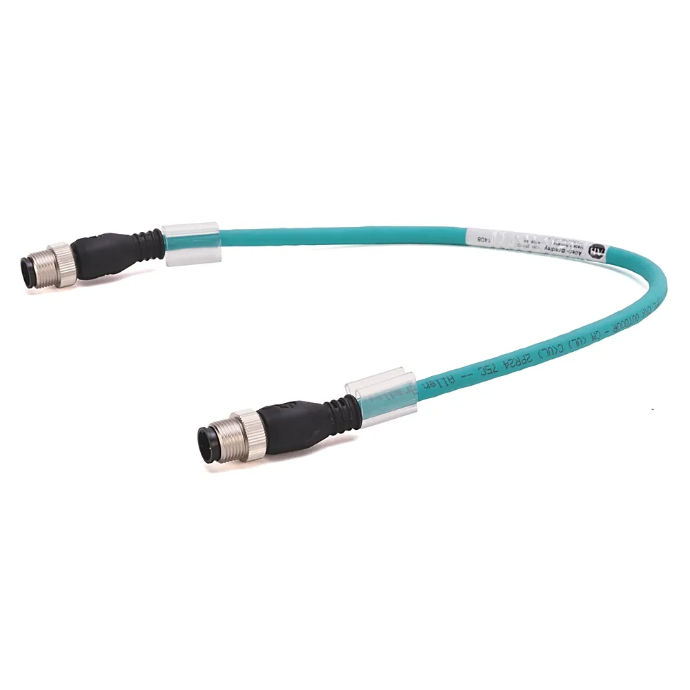 CABLE DE ETHERNET, M12, MACHO 4 CONECTORES M12 , 20 MTS MCA ALLEN BRADLEY