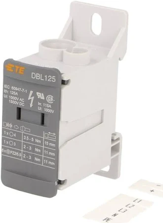 BLOQUE DE DISTRIBUCIÓN DE 1 POLO, DBL125