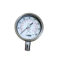 MANOMETRO EN ACERO INOXIDABLE DE 4"