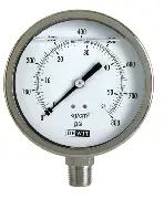 MANOMETRO EN AC. INOX CARATULA 115mm