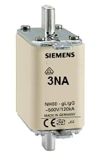 FUSIBLE NH LV HRC, 10A, 500V, TAMAÑO 000, CON OREJETAS AISLADAS, MCA SIEMENS