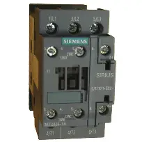 CONTACTOR IEC DE 25AMP 3 POLOS, BOBINA 120VAC, CONTACTOS 1NA+1NC, MCA SIEMENS