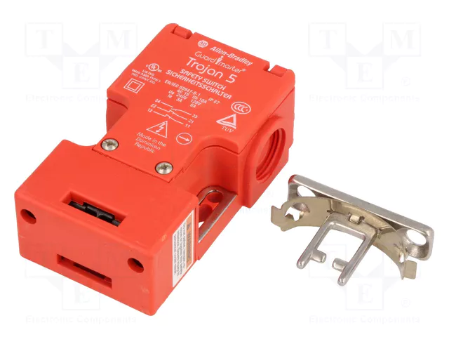 INTERRUPTOR DE SEGURIDAD DE LLAVE, CONTACTOS 1NA Y 2NC IP67 ENRTADA DE CABLE M20, ACTUADOR ESTÁNDAR, MCA ALLEN BRADLEY