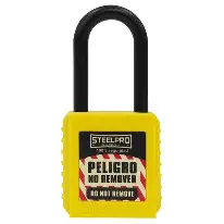 CANDADO DE BLOQUEO DIELECTRICO AMARILLO