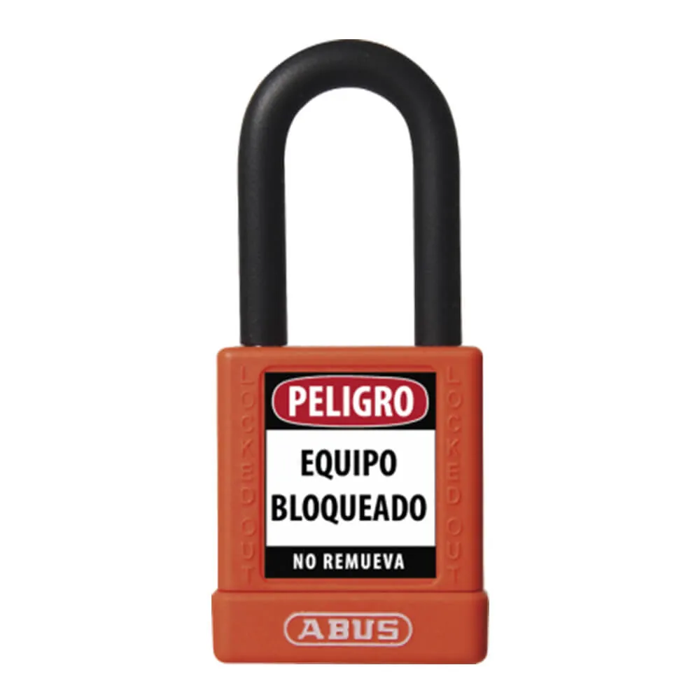 CANDADO DIELECTRICO DE BLOQUEO NARANJA