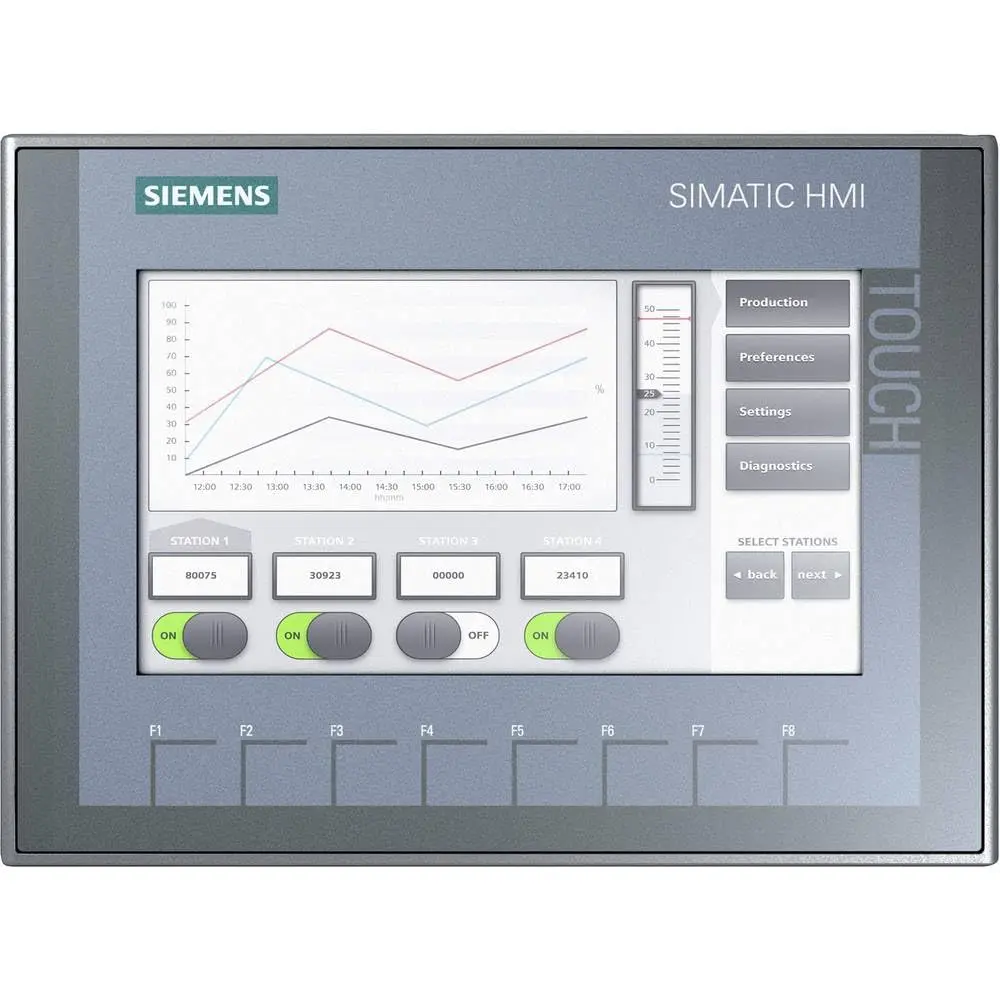 PANEL SIMATIC KEY/TOUCH 7" TFT DISPLAY 65536 COLORS PROFINET INTERFACE V13/ STEP 7 MCA SIEMENS