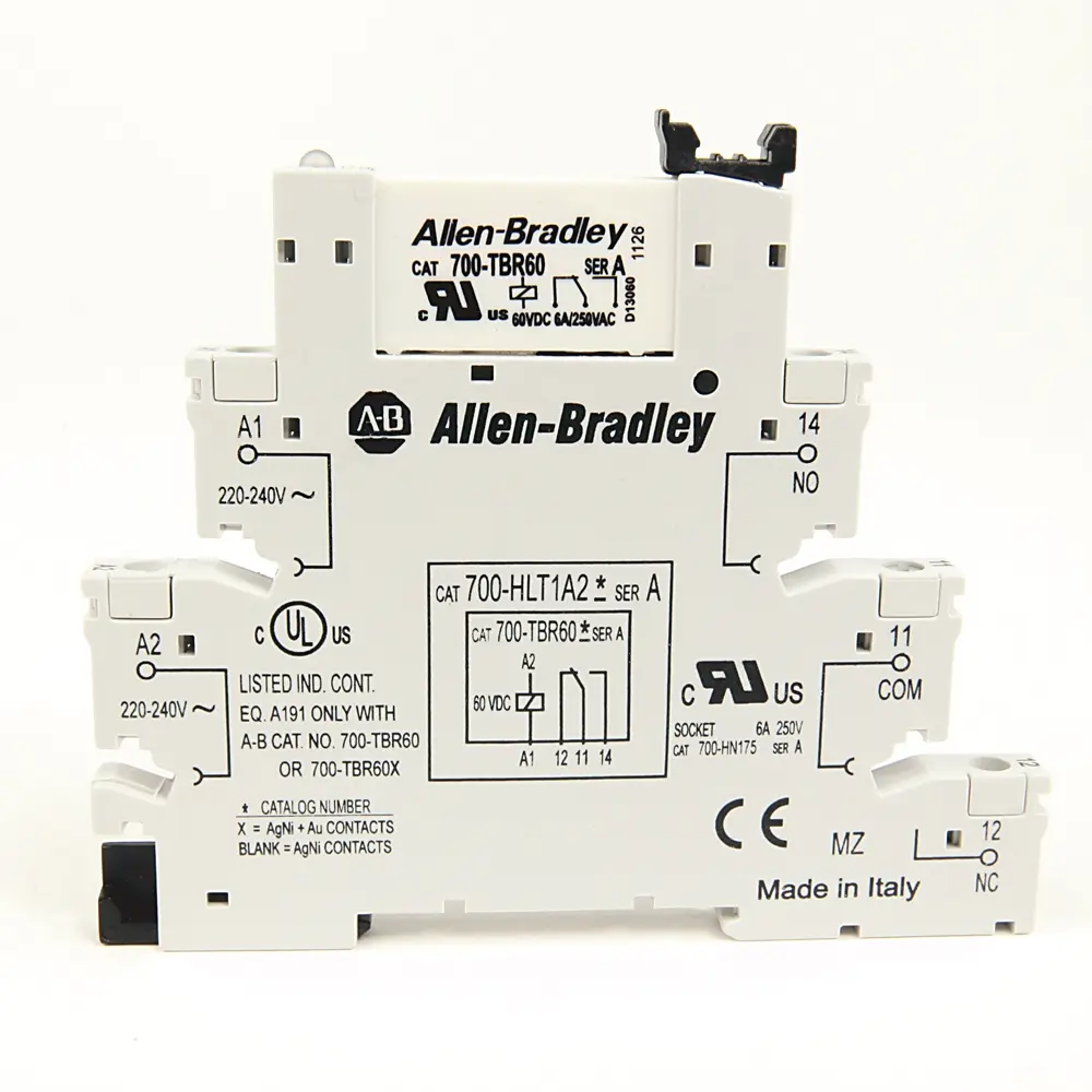 RELEVADOR DE INTERPOSICION ELECTROMECANICO 24 VDC MCA. ALLEN BRADLEY