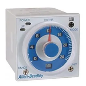 RELE DE TIEMPO MULTI FUNCIÓN RANGO 0.5 SEG-300HR 100-240VCA, 5A, IP40, SALIDA DPDT, MCA ALLEN BRADLEY