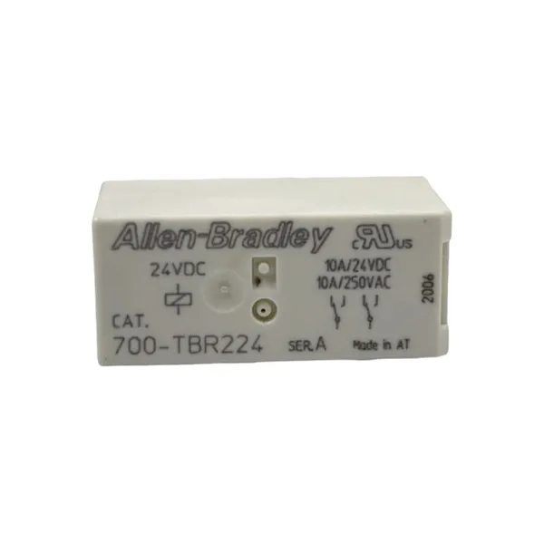 RELEVADOR DE REEMPLAZO 2 POLOS DE 24 VDC ESTILO BLOQUE TIPO HLT MCA ALLEN BRADLEY