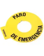 PLACA LEYENDA DE 60mm PARA E-STOP "PARO