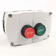 ESTACION DE BOTONES METALICA, 2 ORIFICIO