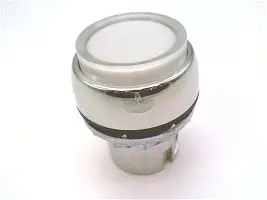 PULSADOR IL. MOM. SALIENTE METALICO