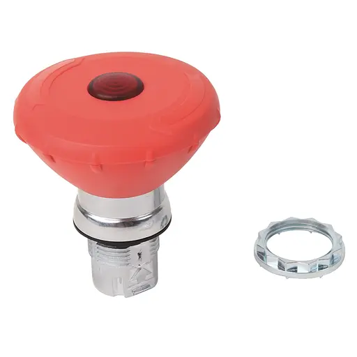 BOTON DE EMERGENCIA CON GIRO DE 22.5mm FAMILIA 800F MCA ALLEN BRADLEY