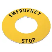 PLACA LEYENDA ESPECIAL CON LEYENDA "EMER