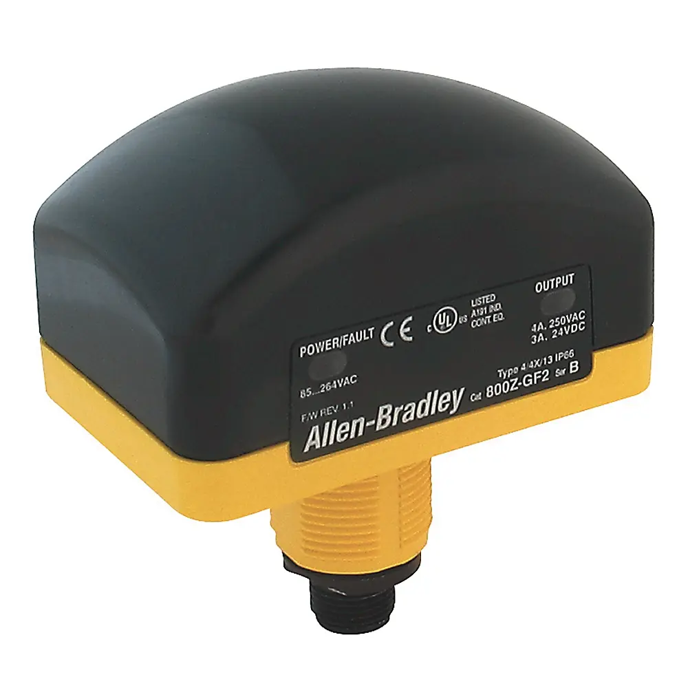 BOTÓN PULSADOR ZERO FORCE 10-50 VCC SALIDA A RELEVADO 5 PINES 22.5mm PARA PALMA MCA ALLEN BRADLEY