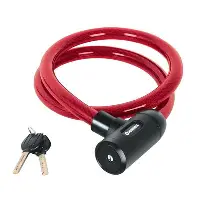 CANDADO CON CABLE DE 20cm, 1 LLAVE