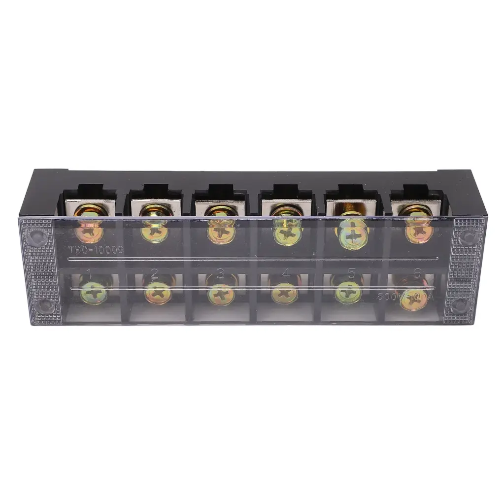BLOQUE DE TERMINALES DE CIRCUITO 6 POSICIONES 600V 60AMP MCA KIREINAA