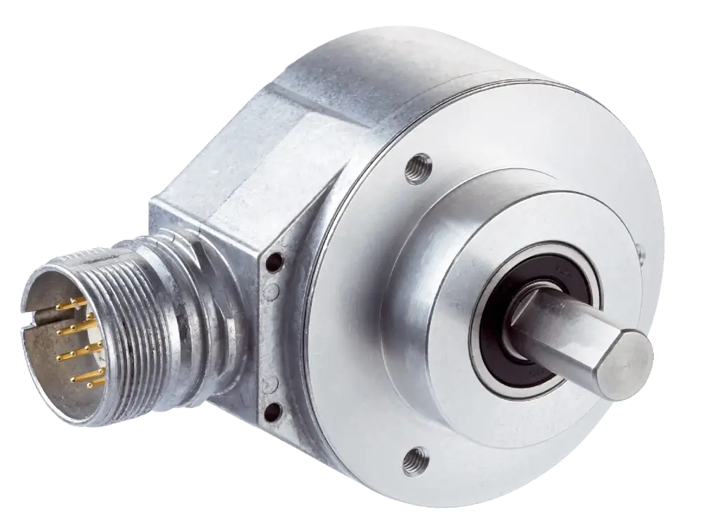 ENCODER INCREMENTAL 1024 PULSOS HTL M23 6 CANALES 4.5-32V 12 POLOS 10MM DE EJE IP 67 MCA SICK