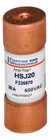 FUSIBLE DE ALTA VELOCIDAD CLASE J DE 20A 600VAC MCA MERSEN