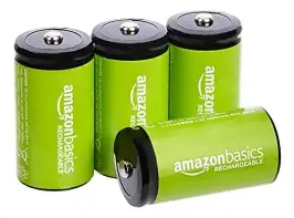 PAQUETE DE 4 BATERIAS RECARGABLES MCA AMAZON BASIC