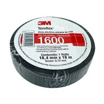 CINTA DE PVC TEMFLEX 1600 NEGRA (IMPORTA