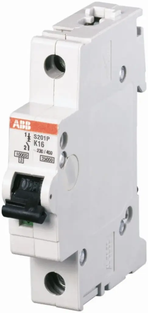INTERRUPTOR TERMOMAGNÉTICO DE 1 POLO 32A, 230/400VAC, 6KA, CURVA "K", MCA ABB