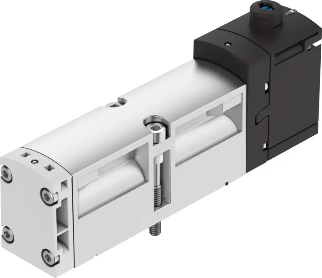 VALVULA 5/2 VIAS MONOESTABLE 24VCC 10B 1100L/MIN IP65 NEMA 4 MCA FESTO NEUMATICS