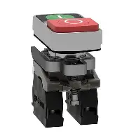 PULSADOR DE 2 TECLAS METALICO