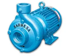 ELECTROBOMBA CENTRIFUGA SERIE: IB DE 5 HP (3,450 RPM) 220/440 VCA @ 60 Hz, TAMAÑO: 2” x 1½" ROSCA NPT, MCA BARNES