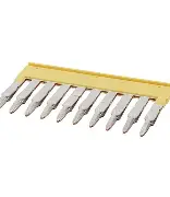 PUENTE DE CONEXIÓN TRANSVERSAL ENCHUFABLE DE 10 POLOS, SOPORTA 24A, MCA WEIDMULLER