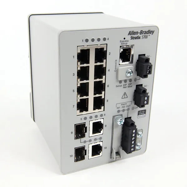 SWITCH ETHERNET STRATIX 5700 ADMINISTRABLE, 8 PUERTOS DE COBRE, 2 PUERTOS COMBINADOS ETHERNET MCA ALLEN BRADLEY