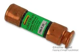 FUSIBLE CLASE RK5 250V 20AMP RETARDADA 1.6X7 MCA BUSSMANN 