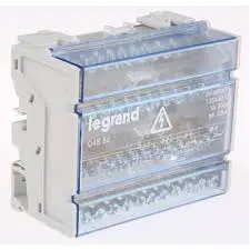 REPARTIDOR TETRAPOLAR 125 AMP. 11C. MCA. LEGRAND
