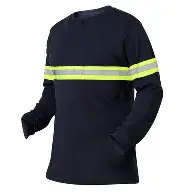 CAMISOLA MANGA LARGA INHERENTEMENTE IGNÍFUGA (XISPAL) 50% ALGODÓN, 39% ACRILICA, 10% VISCOSA, 1% ANIESTÁTICA, MCA LAZZAR