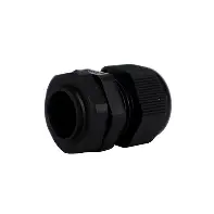 CONECTOR GLÁNDULA NYLON DE 1/2" COLOR NEGRO, MCA ARGOS