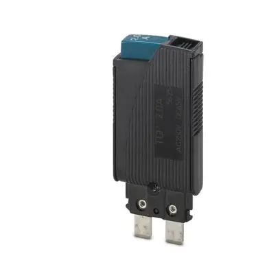 INTERRUPTOR TERMICO MONOCANAL 250VAC/72VDC, CORRIENTE NOMINAL 2A, PARA FUSIBLE INSERTABLE PLANO DE FORMA C, MCA PHOENIX CONTACT