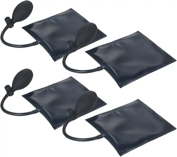 JUEGO DE 4 ELEVADORES DE COJIN DE AIRE CUADRADOS PALANCA DE BOMBA DE CUÑA MCA. GENERIC