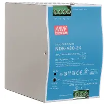 FUENTE DE PODER RIEL DIN, ALIMENTACIÓN 85-264 VAC, SALIDA 24VDC 20A 480W, MCA MEANWELL