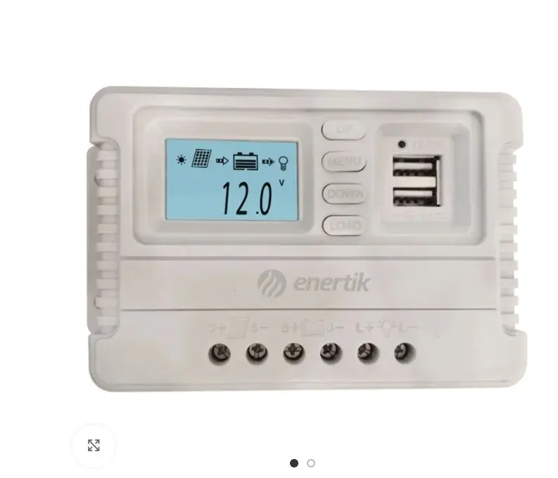 REGULADOR DE CARGA SOLAR PWM 10A MCA. ENERTIK