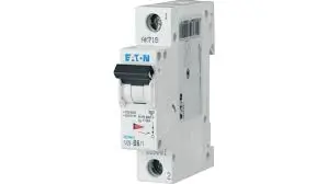 INTERRUPTOR TERMOMAGNÉTICO DE 1 POLO 4A, 230VAC, CURVA C, IP20, MCA EATON