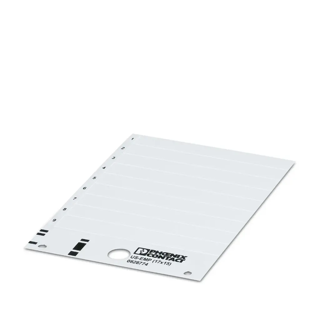 [828774] THERMOMARK PRIME 2.0, TIPO DE MONTAJE: CON ENCLAVAMIENTO, NÚMERO DE ETIQUETAS INDIVIDUALES: 54, ALTURA DEL CAMPO DE TEXTO: 15 MM, ANCHO DEL CAMPO DE TEXTO: 17 MM MCA PHOENIX CONTACT