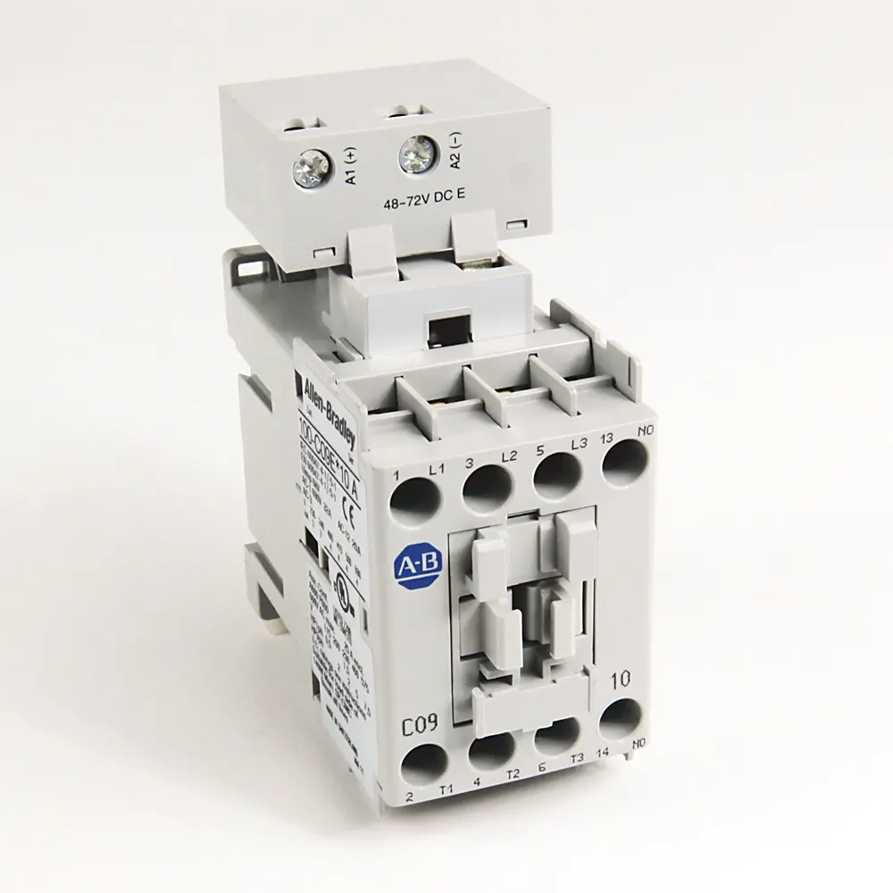 CONTACTOR IEC 9A 3POLOS OPERADO CON CA 120V MCA ALLEN BRADLEY 