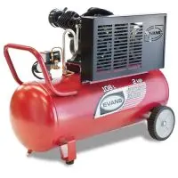COMPRESOR DE AIRE LUBRICADO 1 ETAPA 2 HP MOTOR ELECTRICO CON TANQUE DE 108L 125PSI MCA. EVANS 