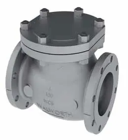 VALVULA CHECK BRIDADA RF A/CRAB. WCB TRIM 8 CLASE 150LBS 3" MCA. WALWORTH