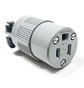 ENCHUFE SAFETY GRIP 15A 125VAC, COLOR NEGRO, MCA ARROW HART