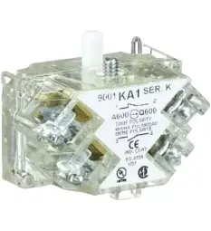 BLOQUE DE CONTACTOS 1NA/1NC 3A, 600V, MCA SQUARED