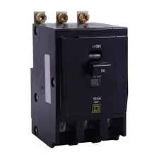 INTERRUPTOR TERMOMAGNÉTICO DE 3 POLOS 50A, 240V ATORNILLABLE, MCA SQUARE D